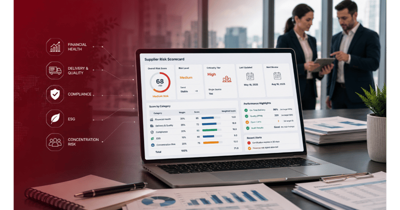 Building a Supplier Risk Scorecard That Procurement and Compliance Both Trust