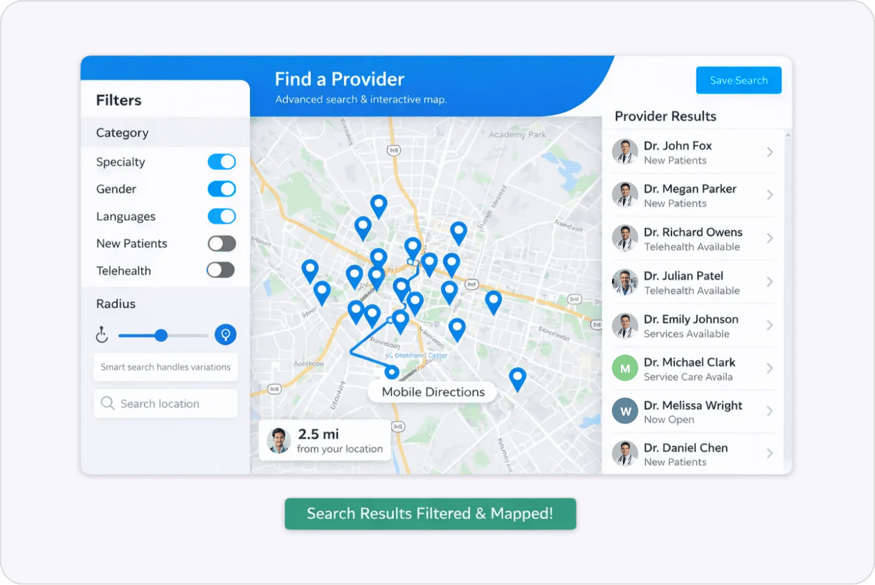 Advanced Search & Filtering