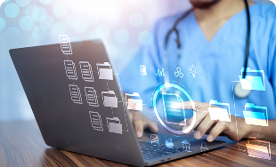 doctor-using-computer-document-management-system-dms-online-documentation-database-process-automation-efficiently-manage-files 2