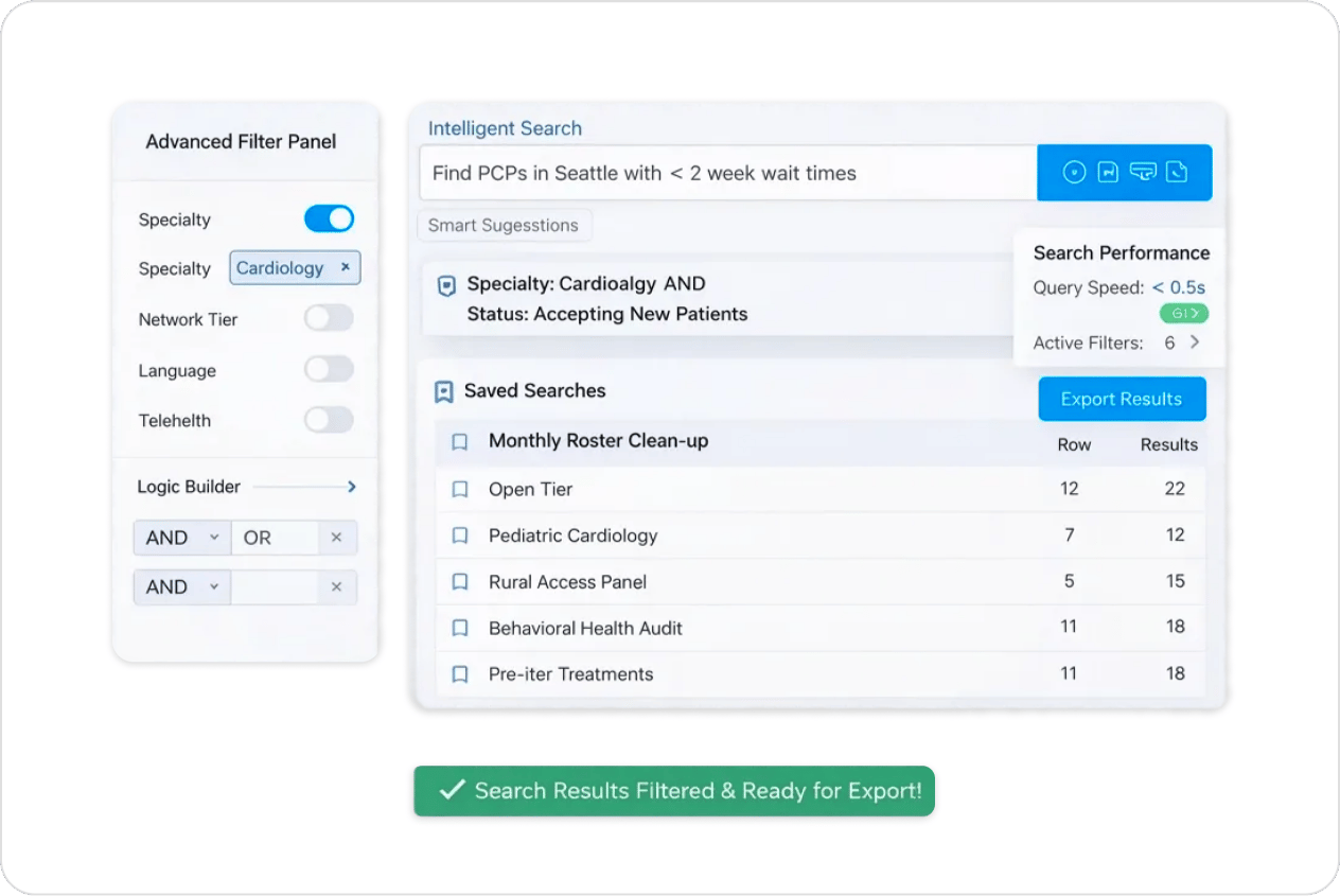 Find Any Provider Instantly 
