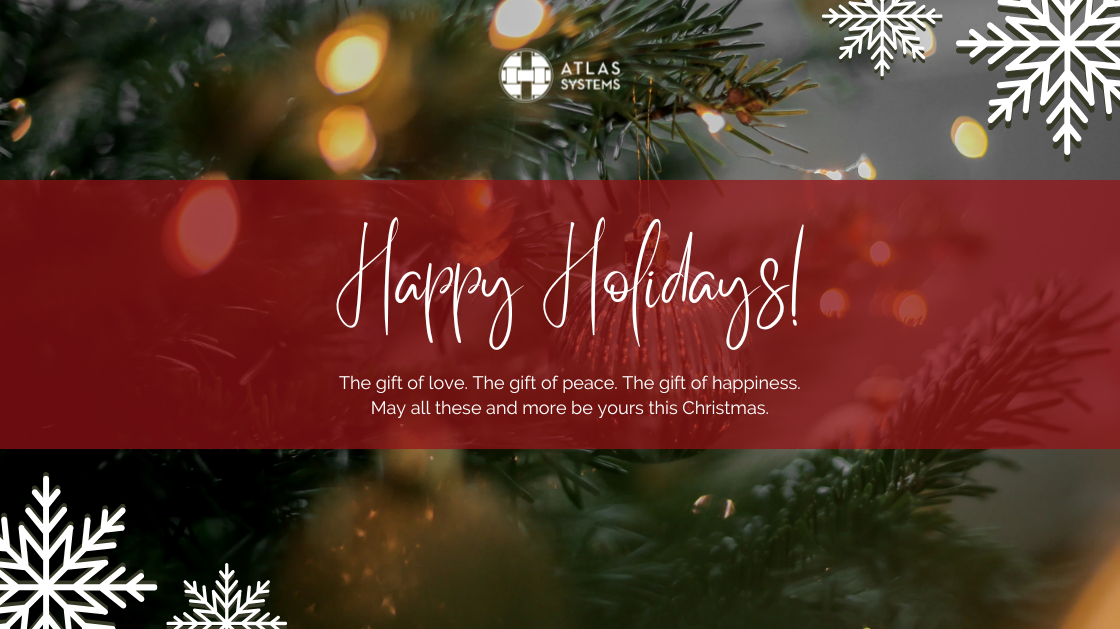 Happy holiday Year end email banner