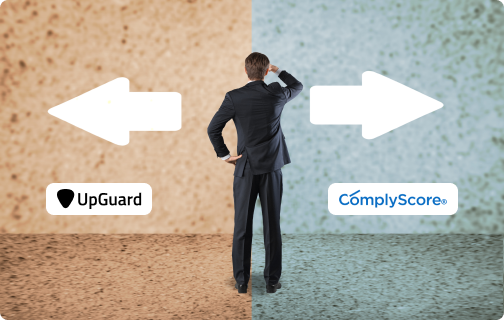 ComplyScore® by Atlas Systems <br>vs UpGuard